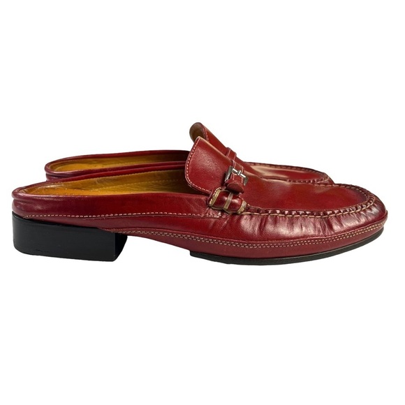 Cole Haan‎ Country Leather Slip On  Women's Burgundy Red Size 8.5 - Picture 1 of 10